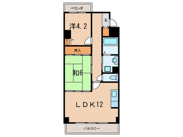 シャロームテラスの物件間取画像